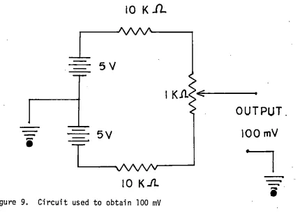 Figure 8. REF-02 test circuit (Precision Monolithics Inc., 1976) 