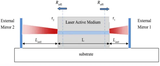 Figure 1. Schematic diagram of the studied dual ECTL source.                
