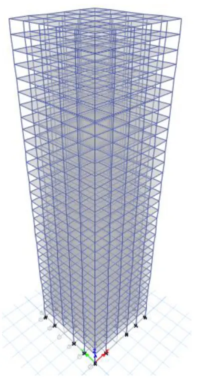 Table-4: Displacement of TG for SW at core structure  