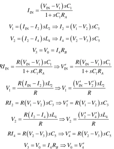 Figure 9. RLC high pass filter.                       
