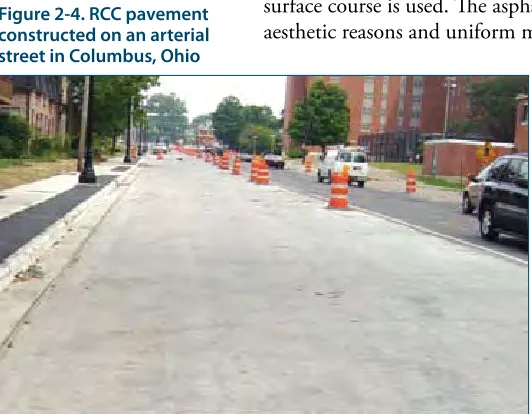 Figure 2-4. RCC pavement constructed on an arterial 
