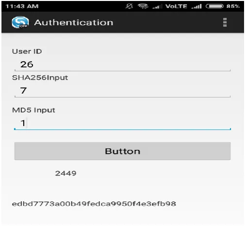 Figure 1.4: Authentication Page  