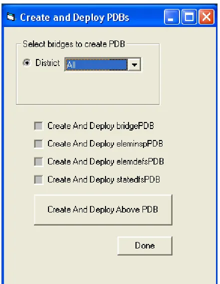 Figure 7: Form displaying synchronization settings 