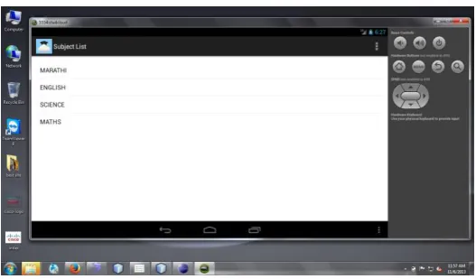 Figure 8 Login window  for students 