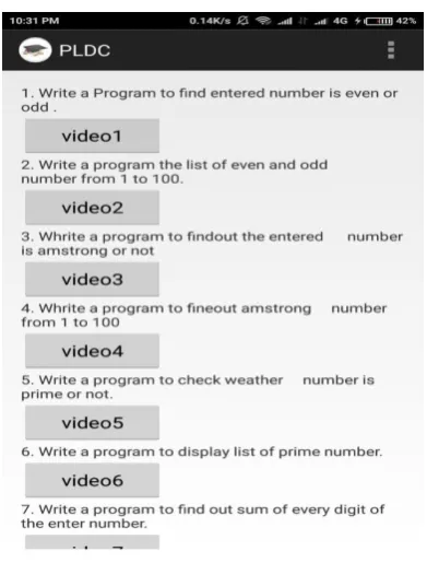 Fig 4.1:  Video Capturing Page. 