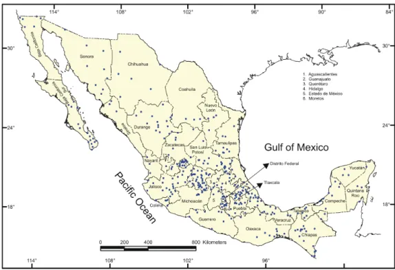 Fig 1. Distribution of the climatological stations used in this study.