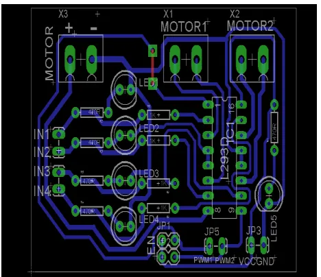 Figure 10: Motor Driver Circuit Diagram  