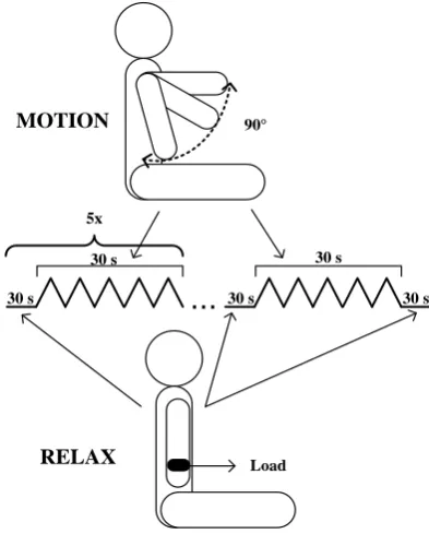 Figure 1. Schematic diagrams of tasks 1 and 2 (un- loaded) and tasks 3 and 4 (loaded)