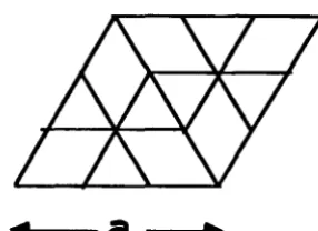 FIG. 1. The II types oftrimers on a triangular lattice. The arrows indicate the possible hops that can occur during diffusion