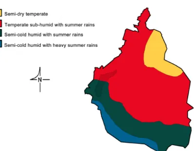 Fig. 3. Climate pattern in México City (Source: INEGI).