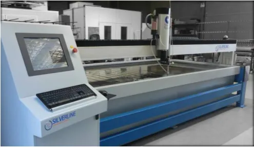 Fig -1: Abrasive Water jet Machine 
