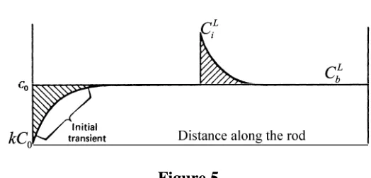 Figure 4 Solute build-up evolution 