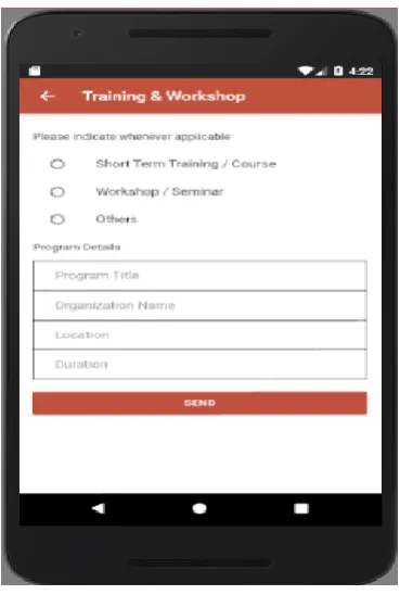 Fig -4: Application form of Conference & Seminar 