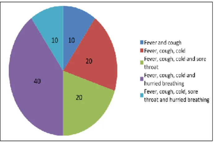 Figure 1: Percentage of clinical features. 