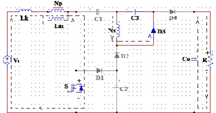 Fig -1: Proposed high gain converter 