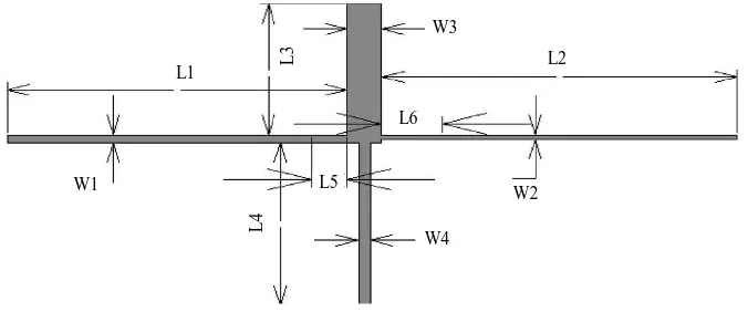 Figure 1shows the proposed multi-mode resonator formed by loading two open-ended stubs at the two opposite ue close to ance lines with a similar length but not sharpening the roll-off skirt in either lower or higher cut-off frequencies