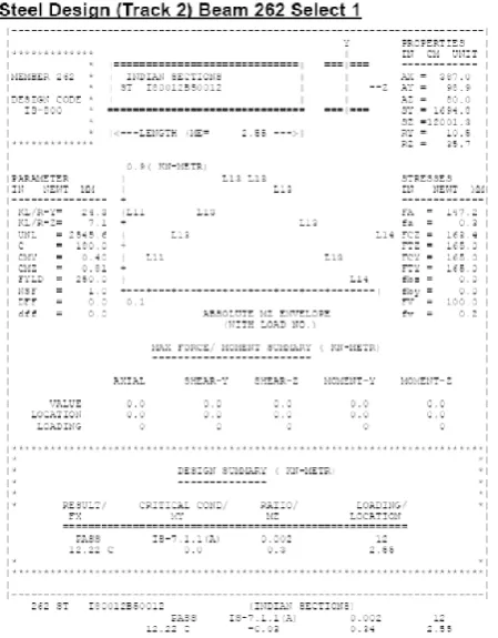 Fig 18. Sample member Check of member 262  