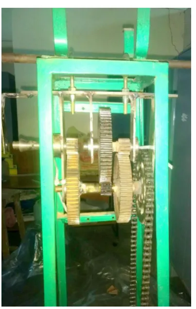 Fig. 1:  Fabricated gravity light 