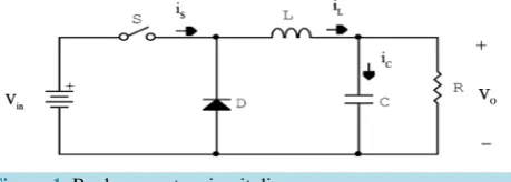 Figure 1. Buck converter circuit diagram.                    