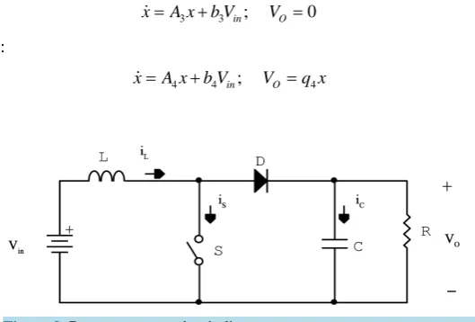Figure 2. Boost converter circuit diagram.                         