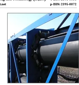 Figure 6. 400mm diameter ST1100 Low Rolling Resistance Pipe Belt. 