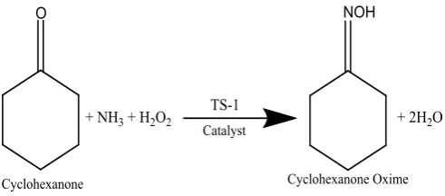 Fig. 1. Reaction equation for cyclohexanone 