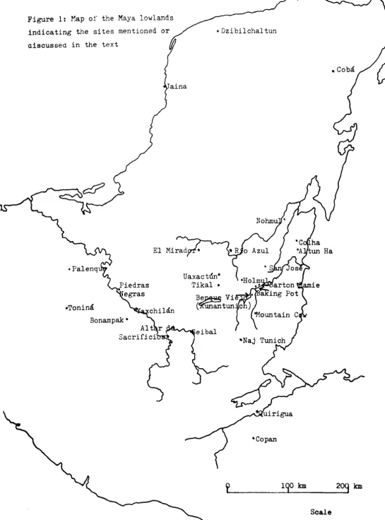 Figure 1: r'.ap 01' the Maya lowlands 