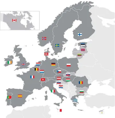Figure 3. Source: ESA Member States and Cooperating States, 2015 