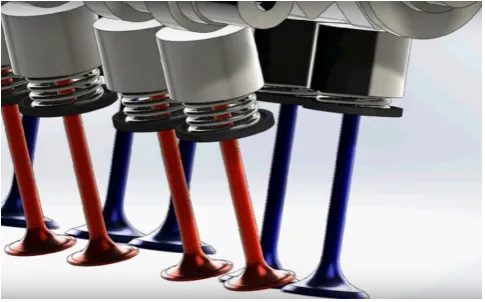 Fig - 1: Valves of IC engine  