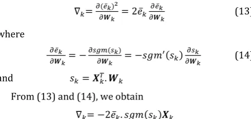 Figure 4 shows the ANN associated with the sigmoid 