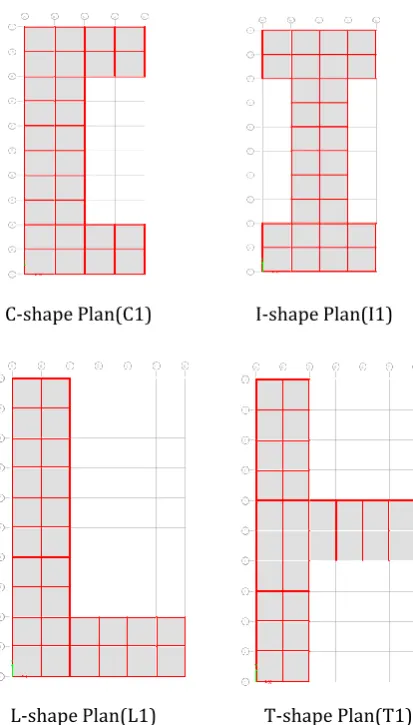 Fig. 1 Plan of Type 1 Models 