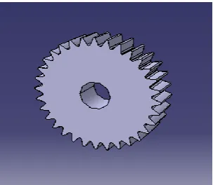 Fig -2.3: CATIA Model of Spindle 