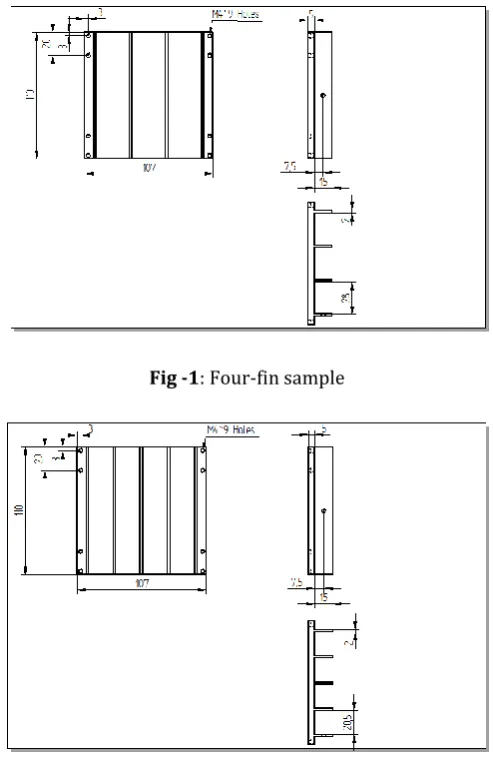 Fig -1: Four-fin sample 