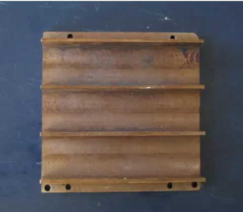 Fig -6: Five-fin sample with 20.5mm fin spacing  