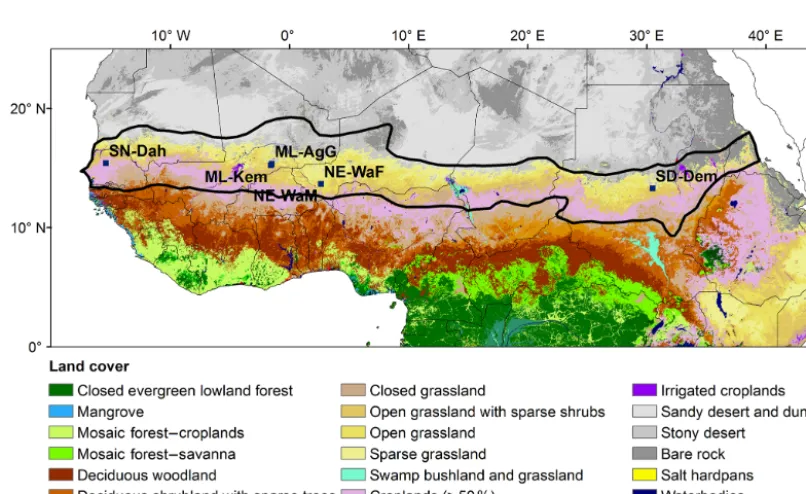 Table 1. Description of the six measurement sites, including location, soil type, ecosystem type and dominant species.
