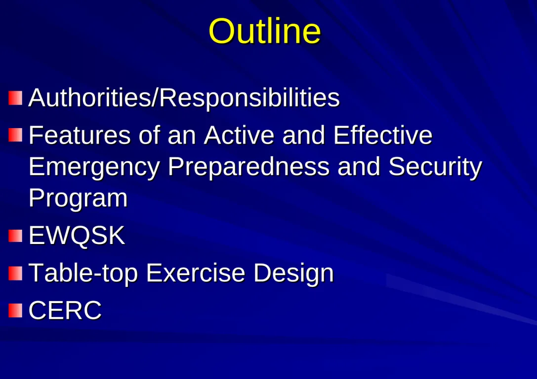 Table - - top Exercise Design top Exercise Design CERC CERC