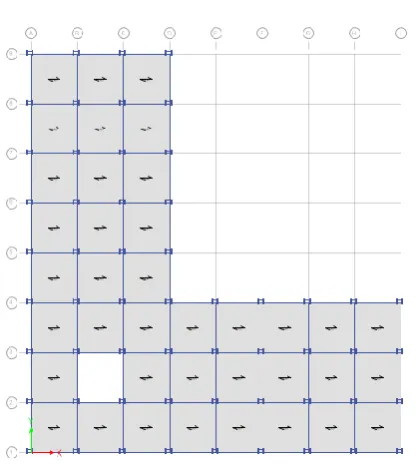 Figure 5: Base isolated Plan Irregular 