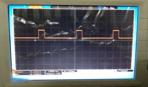 Fig. 20 PWM pulse generated by PSO-PID controller 