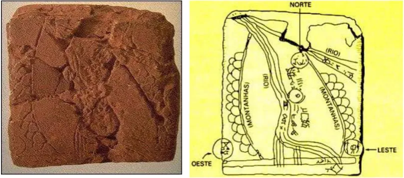 Figure 3. Map of Ga-Sur: the oldest map ever seen (source: [4] and http://migre.me/mmuyY)