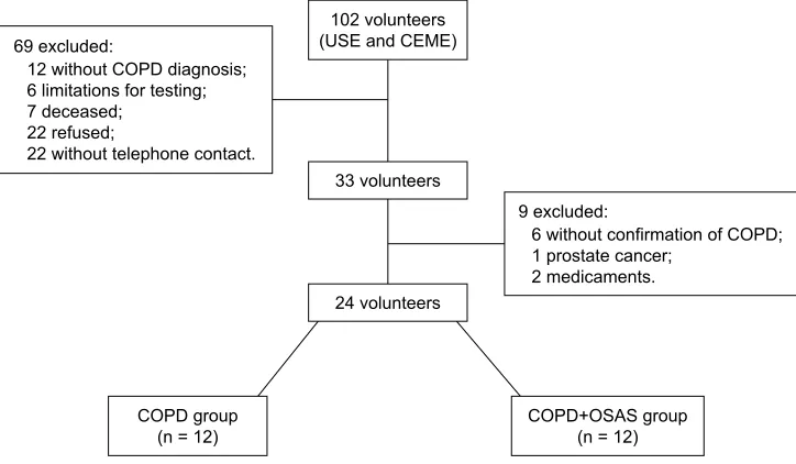 Figure 1 Volunteer flowchart.