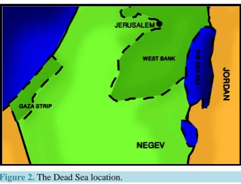 Figure 2. The Dead Sea location.                           