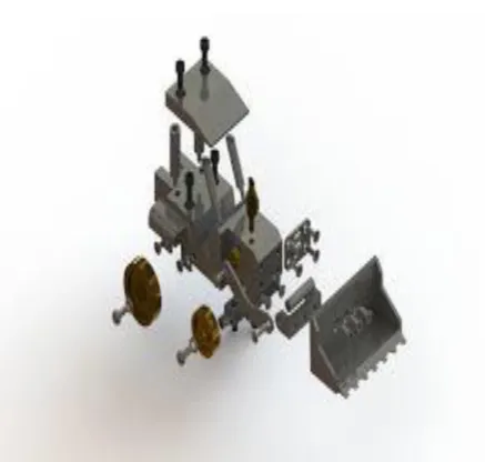 Fig – 5: Exploded view of vehicle 