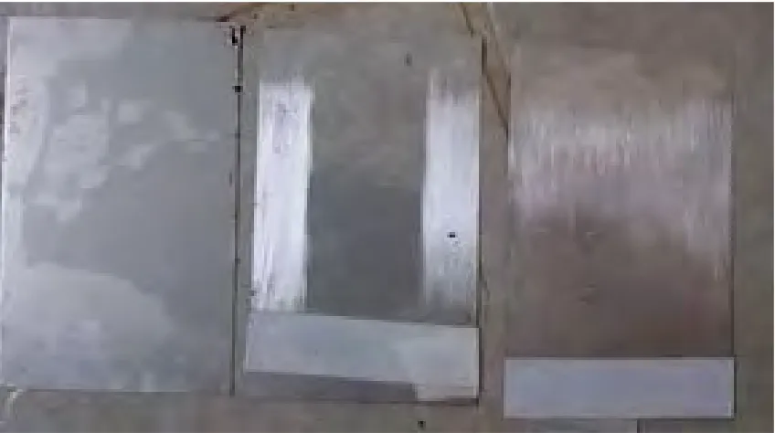 Figure 3.1: Plates with different percentage area of scratching 