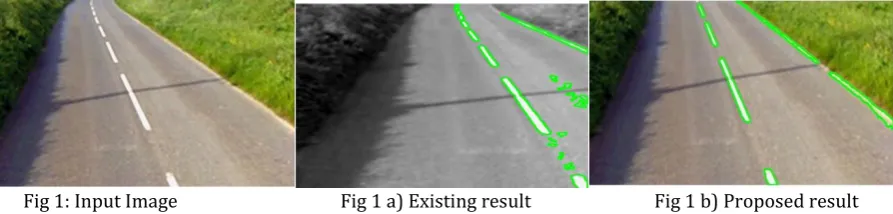 Fig 1: Input Image                                     Fig 1 a) Existing result                            Fig 1 b) Proposed result 