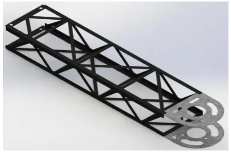 Fig -1: UAV arm design 