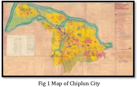 Fig 1 Map of Chiplun City 
