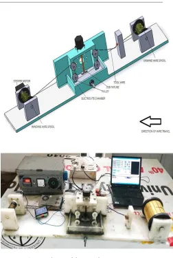 Fig-2: In house fabricated TW-ECDM setup 