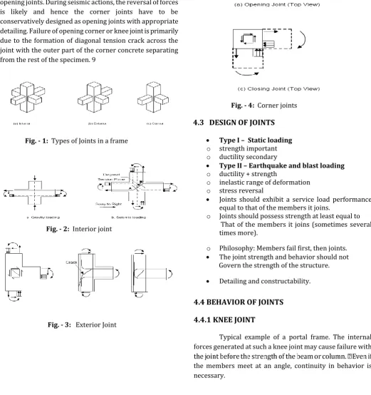 Fig. 4. Opening corner joints tend to develop nascent cracks 