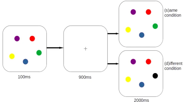 Figure 3 . Visuospatial working memory task.