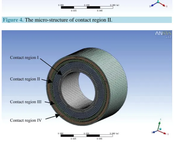 Figure 4. The micro-structure of contact region II. 